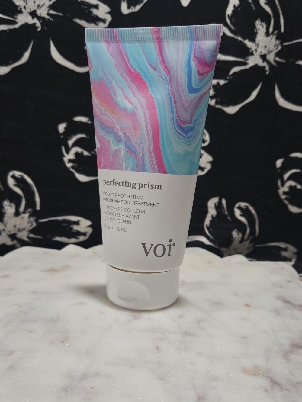 Vuori multicolor marbled hair treatment tube - pink blue teal purple